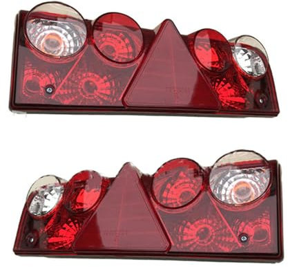 XINGDE 2Pcs Rückleuchte Rücklicht für ASPOCK europoint 2, Rückleuchten Heckleuchte Links Rechts, Anhänger mit wasserdichte