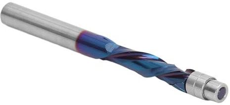 Flush Trim Bit, Double Bearing Spiral Flush Trim Router Bits, Downcut Spiral Flush Trim Router Bit, Carbide, for Woodworking, Milling Cutter