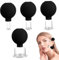 Coppette per il Viso, Coppette ad Aspirazione per Massaggio Viso, Massaggio Schiena Portatile, 4 Ventose Corpo per Uomo e Donna
