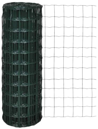 Balkon Zaun Gartenzaun, Maschendraht Gitterzaun gitter 25x0,8m Gartenzaun für Garten, Terrasse, Balkon