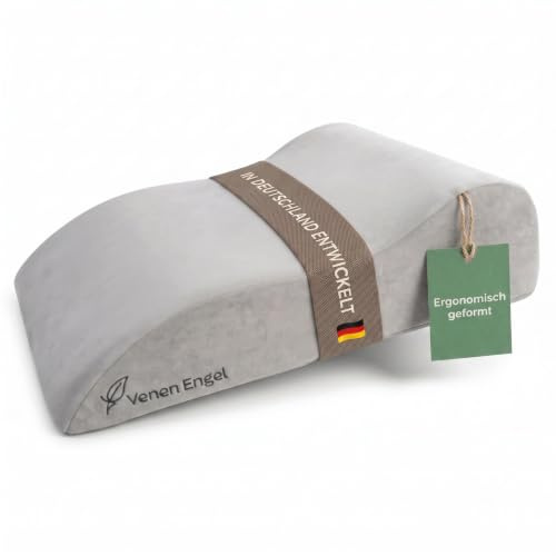 Venen Engel Venen Comfort Kissen zum Beine hochlagern | Stützkissen für Beine & Knie | Made in Germany | Beinkissen | Keilkissen | Beinhochlagerungskissen