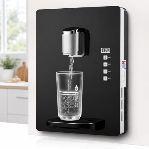 TsoLay Wall Mounted Mains Fed Water Cooler Dispenser, 2200w Instant Hot Water Boiler, 3 Second Heating, 30l/h Hot Water Output, Adjustable Temperature Drinking Water Dispenser For Home Office