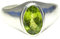 55Carat Ring für Herren, 2 Karat natürlicher Edelstein, grüner Peridot, 92,5 Sterlingsilber, mutig, Peridot,