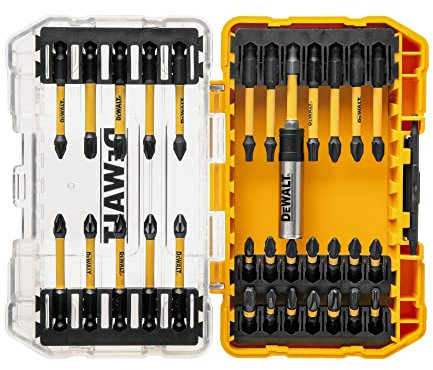 DEWALT DT70730T-QZ Set di 25 Pezzi in Custodia Rigida per Avvitare con Chiavi, Vetro di Facile Pulizia, Multicolore