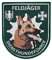 Café Viereck ® Bundeswehr Diensthundeführer Patch - Gewebt mit Klett – 9 cm x 7,7 cm