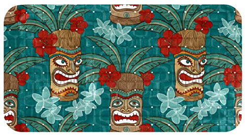 Bennigiry Aloha Tiki Tropical Badematte, ungiftig, für Fliesen, 67 x 37 cm
