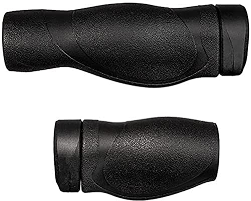 Herrmans Bike Components Unisex – Erwachsene Clik Comfort Lenkergriffe, Schwarz, 22mm