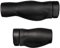Herrmans Bike Components Unisex – Erwachsene Clik Comfort Lenkergriffe, Schwarz, 22mm