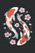 Notizbuch: Koi Karpfen Notizbuch | 6x9 Zoll DIN A5 | 120 Seiten Punktraster | Kirschblüten Notizheft | Japan Tagebuch | Fische Schreibheft | Kirschblütenfest Geschenk