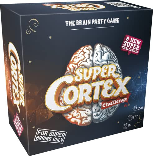Asmodee - Super Cortex - Tante Sfide per il Tuo Cervello, Gioco da Tavolo, 2-6 Giocatori, 8+ Anni, Edizione in Italiano