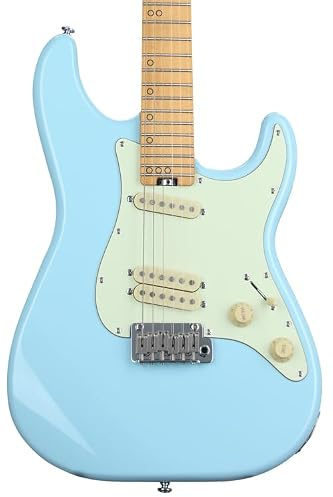 Schecter MV-6 Super Sonic Blue Electric Guitar
