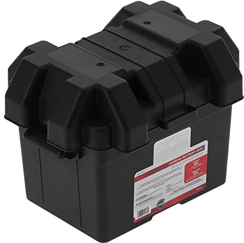 Tbest Ship Yacht Parts Multifunctional Battery Box Storage Holder Large Acity With Strap Universal For Car Truck Boat Rv