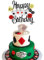 Arthsdite 1 x Casino-Kuchenaufsatz, Pokerspiel, Chips, Spieler, Happy Birthday, Kuchendekoration für Las Vegas Casino Night Themen-Geburtstagsparty-Zubehör