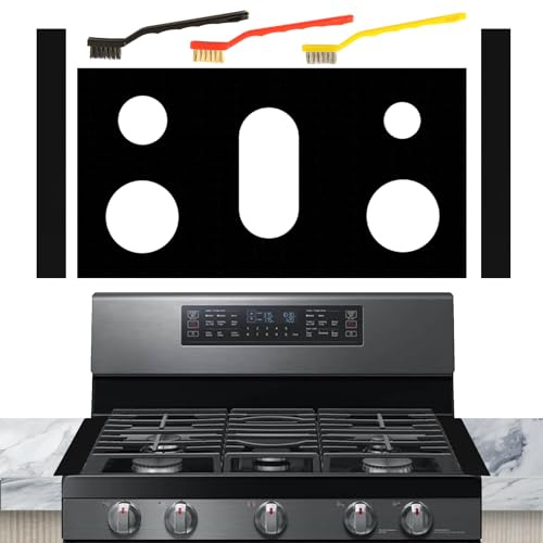 Stove Top Covers for Samsung Gas Burners Reusable Gas Stove Burner Covers, Non-Stick Stove Liner, Stove and Oven Liners Guard Protectors