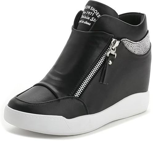 BUGUKI Sneakers con Zeppa Donna Scarpe Moda Casual