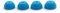 SPITBOARDS Fingerboard Bushings Duro Series 80A Light Blue