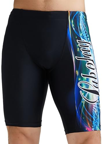 SEAUR Maillot de Bain Homme Jammer de Natation à Séchage Rapide pour Compétition 2XL