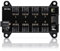 Noctua NV-FH2, 8-Kanal Lüfter-Hub für 5V, 12V und 24V Lüfter, bis zu 60W Gesamtleistung mit Optionalem 5,5mm Hohlstecker- Netzteil, Magnet- oder Schraubbefestigung (Schwarz)