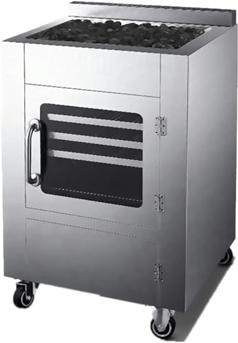 BTURYT 100 L Four Camote, Four De Patates Douces en Acier Inoxydable, Four À Pizza À Charbon, Taille du Plateau 36 * 48 M, Peut Cuire des Aliments Rôtis De Différents