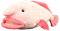 lilizzhoumax Klecksfisch Plüschtier 12.9” Simuliertes Tier Klecksfisch Kawaii Klecksfisch Plüschtier Realistische Fisch Plüsch Spielzeug für Wilde Tiere Geschenk für Kinder Rosa