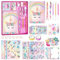 WERNNSAI Kinder DIY Notizbuch Set - Einhorn Geschenke für Mädchen Journal Set für Kinder Tagebuchset für Mädchen Journal Schreibwaren-Set mit Scrapbook Zubehör Set für Kinder Geschenke