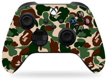 Wonhomke Skin Aufkleber für Xbox Serie X/S Controller Anti-Rutsch-Schutzaufkleber für Xbox Serie X Konsole Joystick (011)