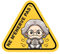 Sticker autocollant adhésif humoristique voiture Mamie/Maman énervée – Cadeau au Design exclusif senior grand-mère, adhésif Cast, anti-UV et anti-rayures