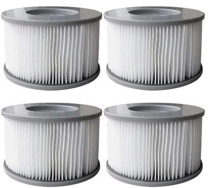 YIKRAOS 2020 Schwimmbadfilter Kompatibel mit MSPA,Toskana,Camaro,Alpine,Silver Cloud,Tekapo,Mono,Reve,Bliss,Baikal,Lite Nest,Starry Aurora(4pcs)