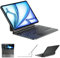 doqo Keyboard Case für iPad Air 11(M2) 2024,iPad Pro 11 Zoll (4.,3.,2.,1. Gen),iPad Air 10.9 5.,4.,iPad Air 11-Zoll Magic Keyboard Case mit Multi-Trackpad Slim 7Farben Hintergrundbeleuchtung Magnetisc