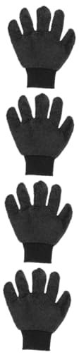 BUGUUYO 4pièces De Lavage De Voiture Microfibre Double Face Nettoyage Doux pour Véhicule Pratique pour Entretien Extérieur Auto pour Fenêtres Et Délicates
