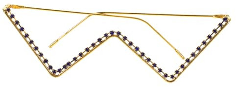 DEARMAMY Elegante Brillengestelle Mit Strasssteinen Für Damenpartys Stilvolle Brillengestell-requisiten Ohne Gläser
