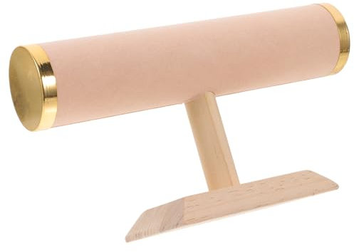 Cabilock Elegantes Holz-schmuckdisplay Mit Metallabdeckung Stabiles Schmuckständer Für Armband Uhrenaufbewahrung Vielseitiger Organizer Für Haarbänder Und Armreifen Für Zuhause Und Schmuckg