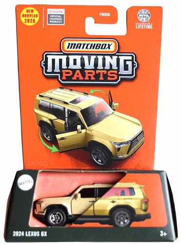 Matchbox 2024 Lexus GX, Moving Parts [Hellbraun]