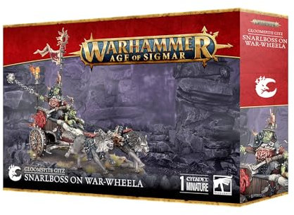 Warhammer - Age of Sigmar - Gloomspite Gitz: Snarlboss on War-Wheela (Games Workshop)