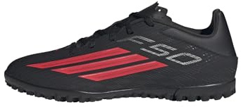 adidas Unisex F50 Club Turf Football Shoes, core Black/Lucid red/core Black, 9 UK