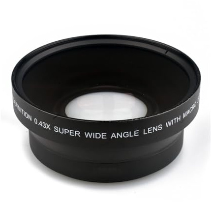 67mm Professional Wide Angle Fish Eye Lens Macro Portion 0.43x for Photography