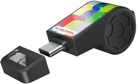 SANDISK Clé USB-C Édition Mondiale de la Coupe du Monde de la FIFA 2026, 64 Go (Vitesses de Transfert allant Jusqu’à 300 Mo/s, l’Application SANDISK Memory Zone)
