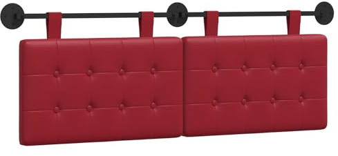 vidaXL Hängendes Kopfteil Kunstleder, Elegantes, modernes Kopfteil, stylische Wandmontage, Flexibles Design, platzsparend, gemütliche Rückenlehne