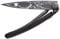 Deejo Taschenmesser NATURE HIRSCH, 37 g, Stahl AISI 420, Liner-Lock, Grenadill, Gürtelclip, Deejo-Box