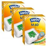 12 Staubsaugerbeutel Swirl M 40 M40 geeignet für Miele M40 Typ GN S8340 Tango C2 C3