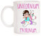 MardeTé Taza Unicornium Patronum. Taza Unicornio Divertido de Magia para Regalo. Expresso Patronum