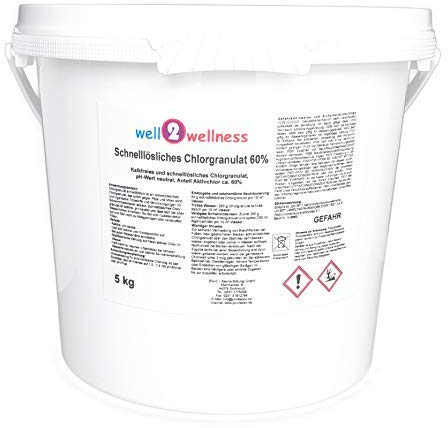 Pool Chlor Granulat schnelllöslich mit 60% Aktivchlor 5,0 kg
