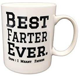 Coffee Tea Mugs for Dad Funny Mugs Coffee Cups Gifts for Dad,White 12 Oz