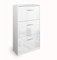 Vicco Scarpiera da ingresso Gizmo, Bianco lucido, 59 x 105 cm
