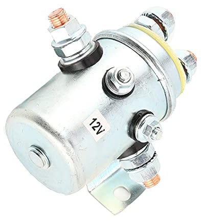 Yctze 12V 200A Winch Relay,Metal 12V Relay Switch Winch Contactor Solenoid Normally Open Contacts Universal for ATV UTV
