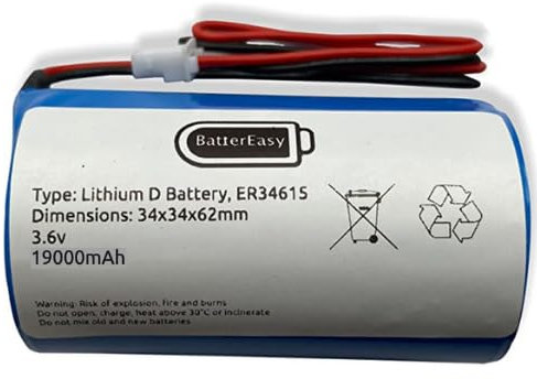 Batteria For-Visonic Powermax 3.6V Sirena Allarme MCS-730, MCS-710 MCS-720 0-9912-K