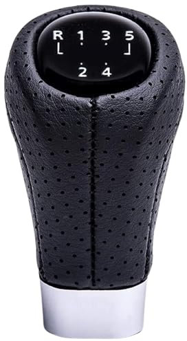 AUTOZOCO - Pomo de 5 cambios marcha coche compatible con BMW - Palanca de cambios - Lista de compatibilidad - apto varilla 14mm - negro - 5 cambios