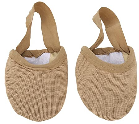 Zapato de Baile de Media,Transpirable,elástico,Antideslizante,Media,Zapatilla de Ballet para Danza,Yoga y práctica para niñas y Mujeres (Color S Piel)