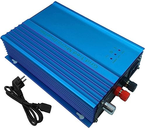 Onduleur De Réseau Solaire, Onduleur De Réseau 500W, Micro-Onduleur MPPT, Entrée Solaire DC26V-45V, Sortie AC230V À Onde Sinusoïdale Pure pour Panneaux Solaires/Batterie 500W,24V