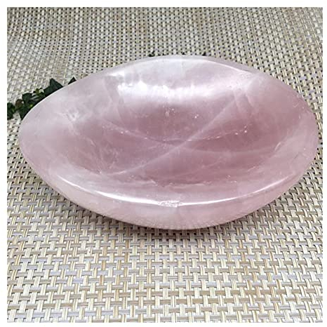 Cuenco de piedra de cuarzo rosa Natural, Cenicero de cuarzo for decoración del hogar, artesanías de regalo zhenghong